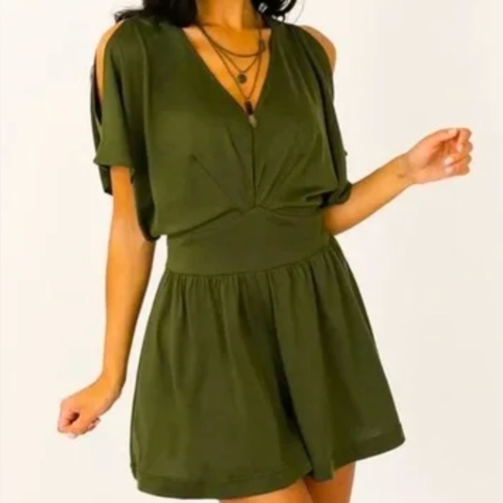 Joyfolie Romper in Black